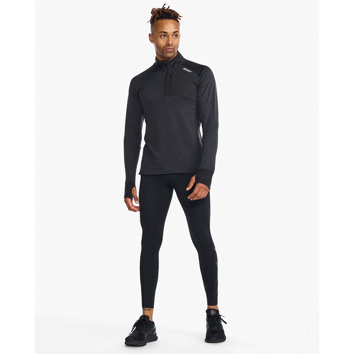 2XU 2XU chandail manches longues Ignition 1/4 Zip de course pour homme