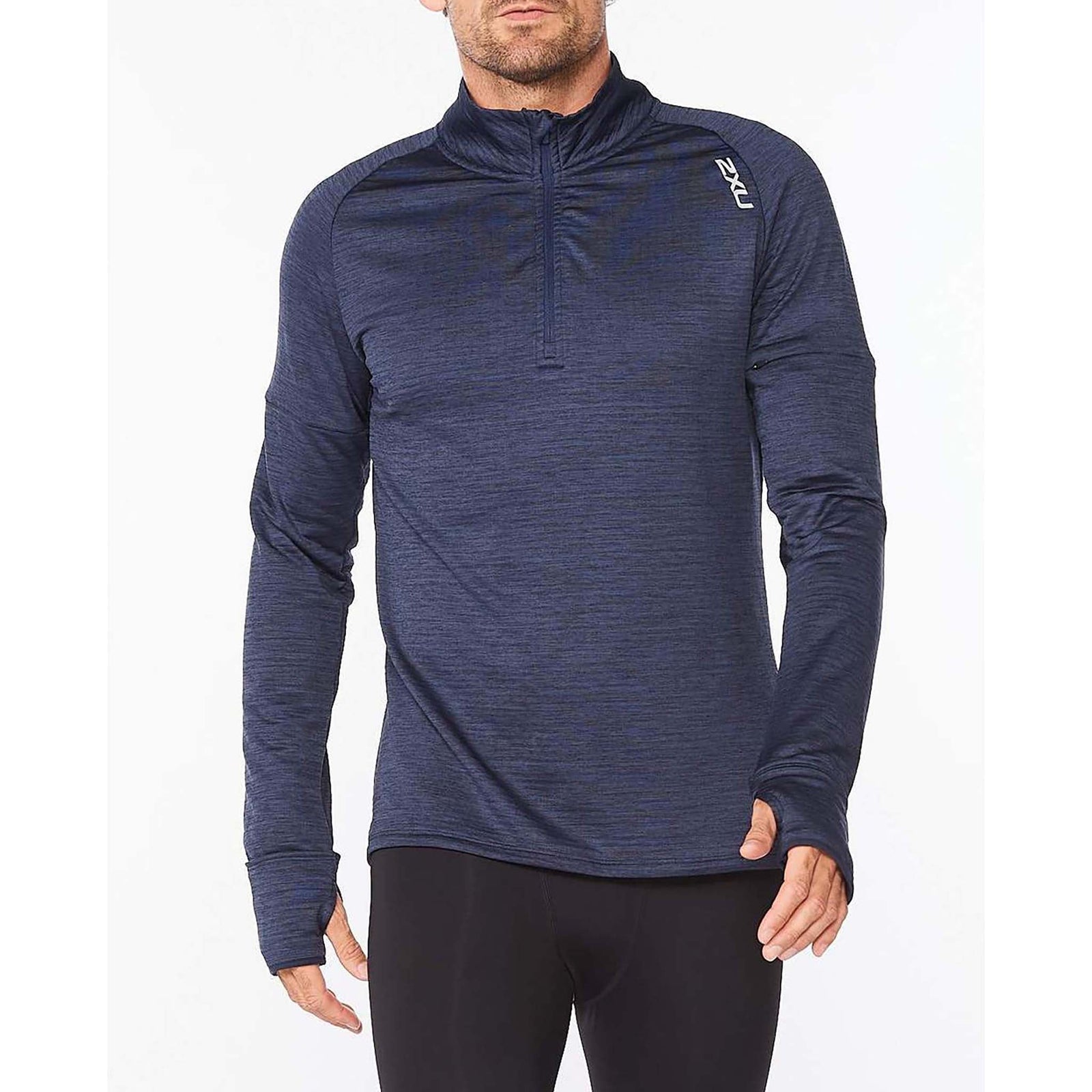 2XU 2XU chandail manches longues Ignition 1/4 Zip de course pour homme
