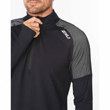 2XU 2XU chandail manches longues Light Speed 1/2 Zip de course pour homme