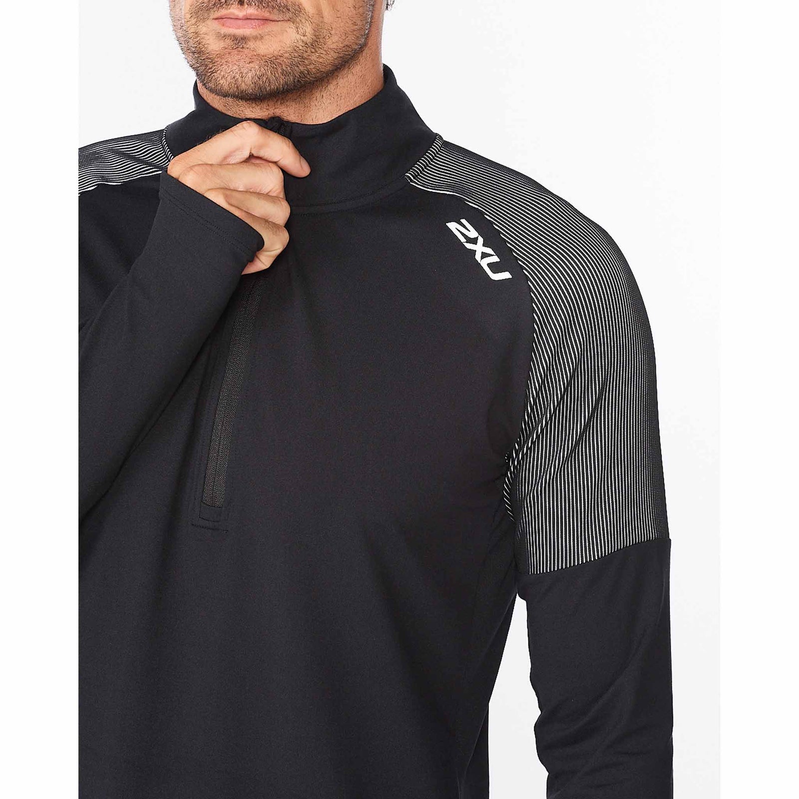 2XU 2XU chandail manches longues Light Speed 1/2 Zip de course pour homme