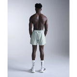 2XU Aero 5 Inch short de course à pied pour homme - Smoke Blue / Black Reflective