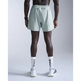 2XU Aero 5 Inch short de course à pied pour homme - Smoke Blue / Black Reflective