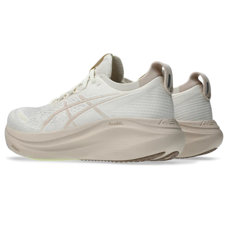 ASICS Gel Nimbus 27 chaussures de course à pied pour femme - Cream / Mineral Beige