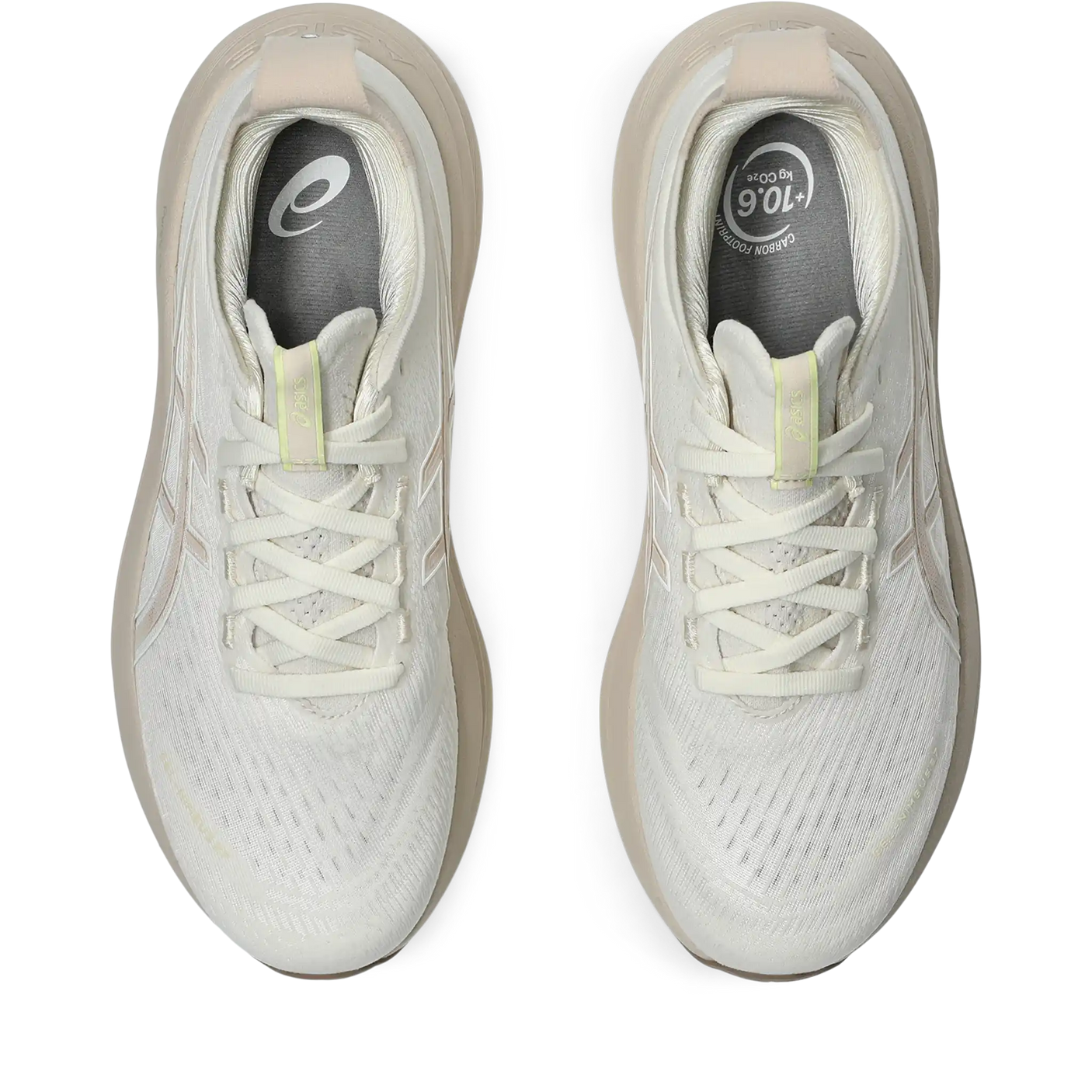 ASICS Gel Nimbus 27 chaussures de course à pied pour femme - Cream / Mineral Beige