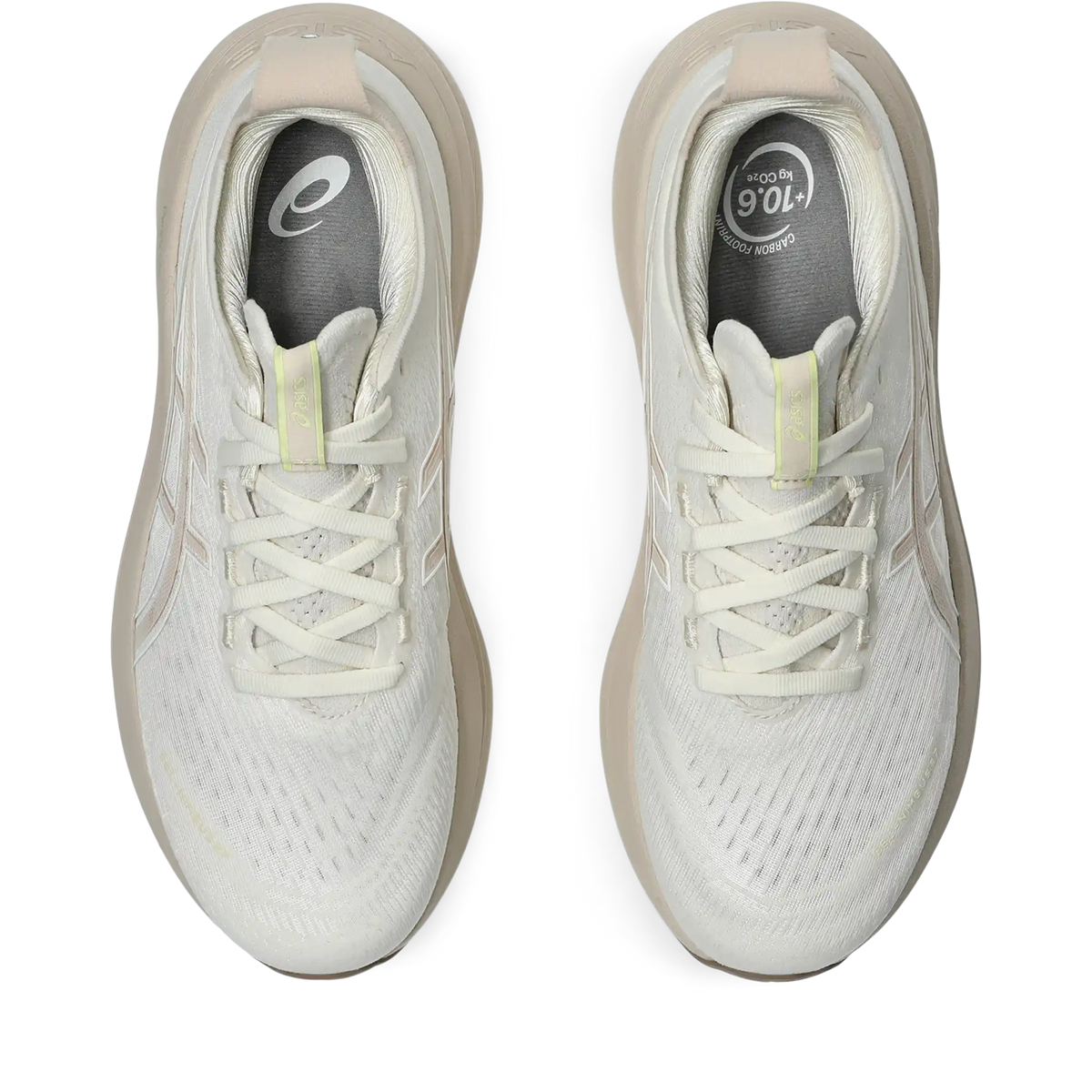 ASICS Gel Nimbus 27 chaussures de course à pied pour femme - Cream / Mineral Beige
