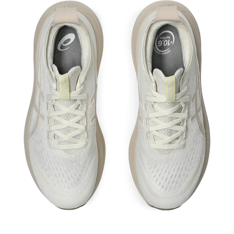 ASICS Gel Nimbus 27 chaussures de course à pied pour femme - Cream / Mineral Beige