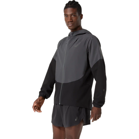 ASICS Metarun Legend Jacket de course à pied homme - Noir performance / Gris graphite