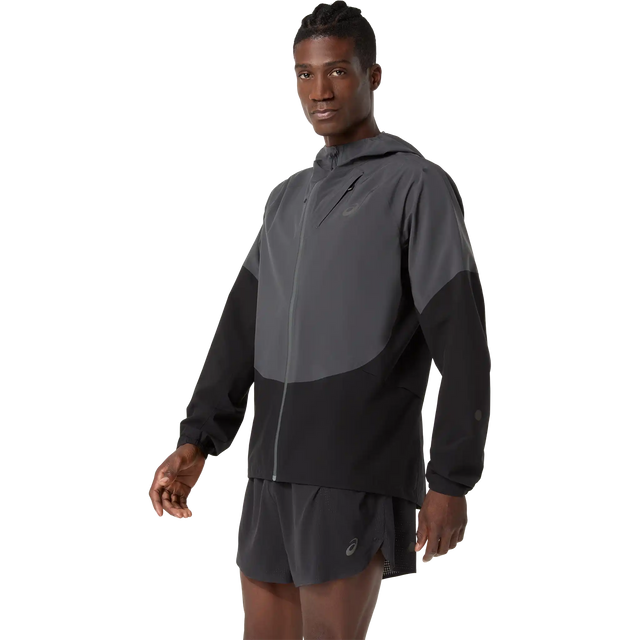 ASICS Metarun Legend Jacket de course à pied homme - Noir performance / Gris graphite