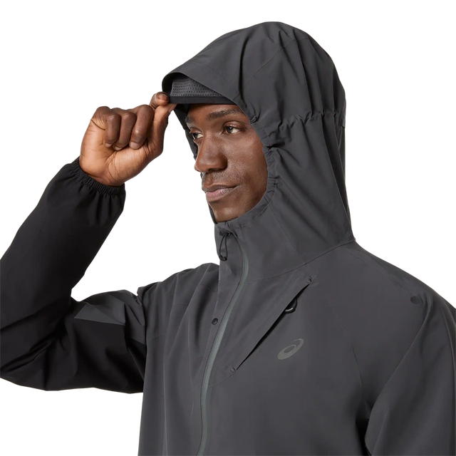 ASICS Metarun Legend Jacket de course à pied homme - Noir performance / Gris graphite