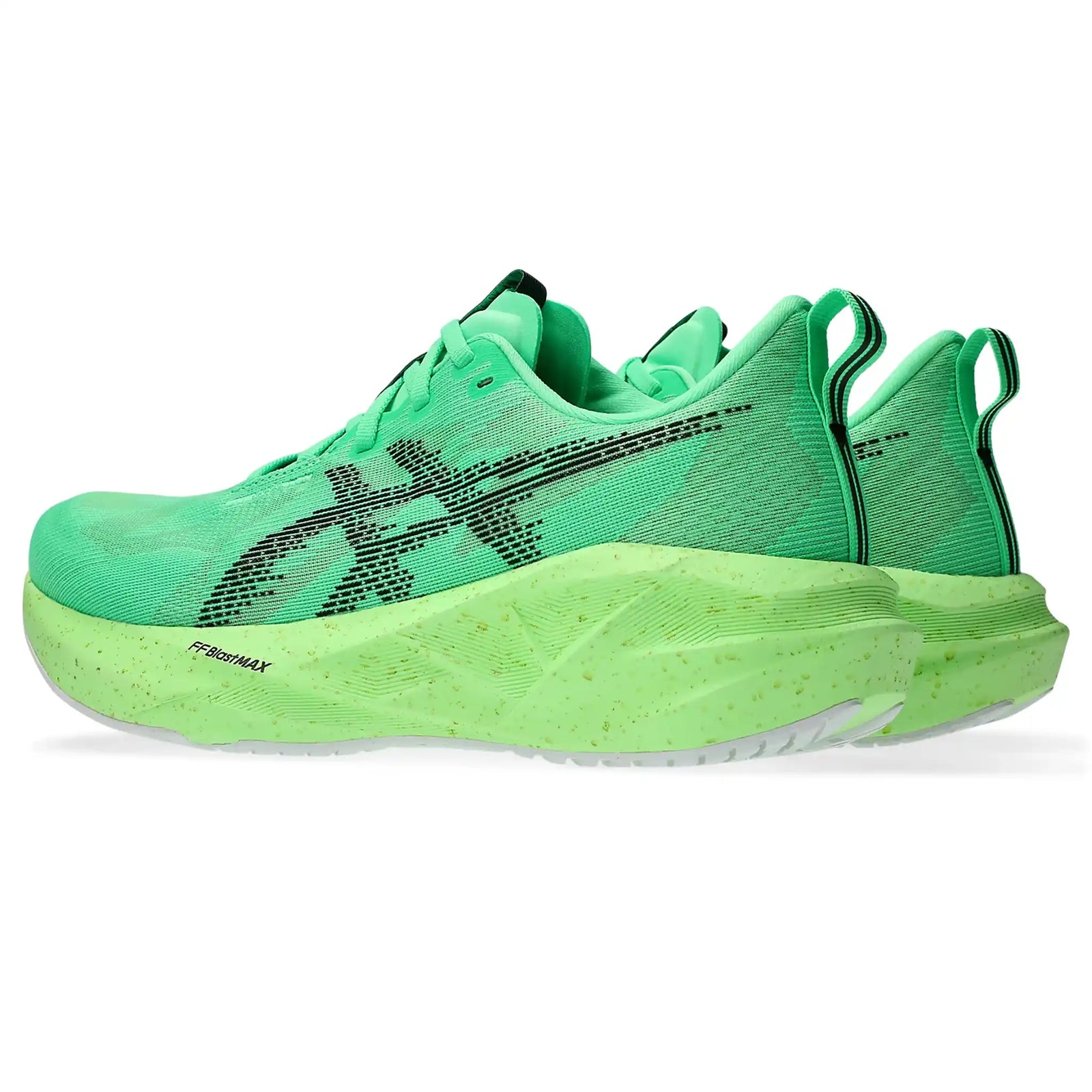 ASICS Novablast 5 Ekiden men's running shoes - Vital Green / Black