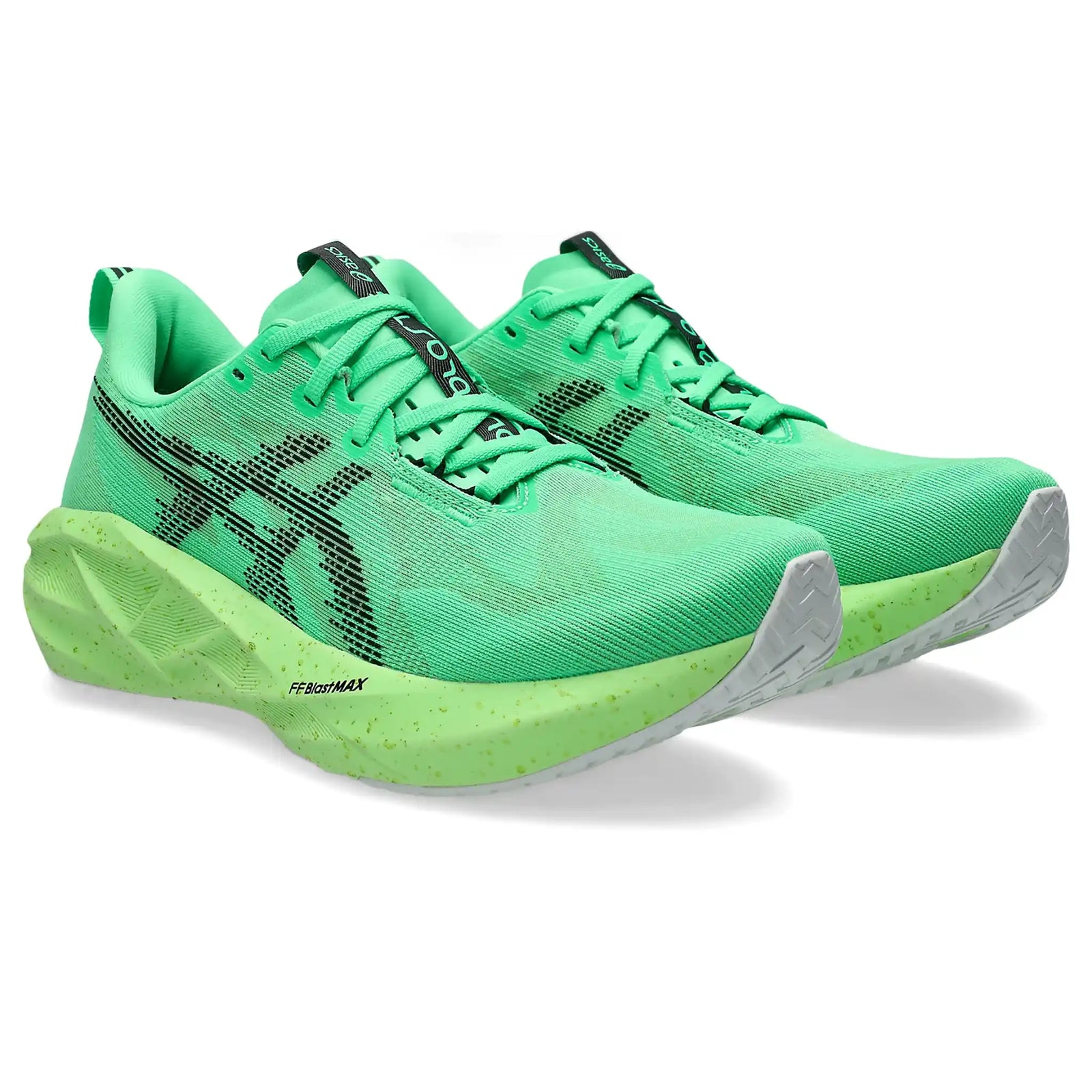 ASICS Novablast 5 Ekiden men's running shoes - Vital Green / Black