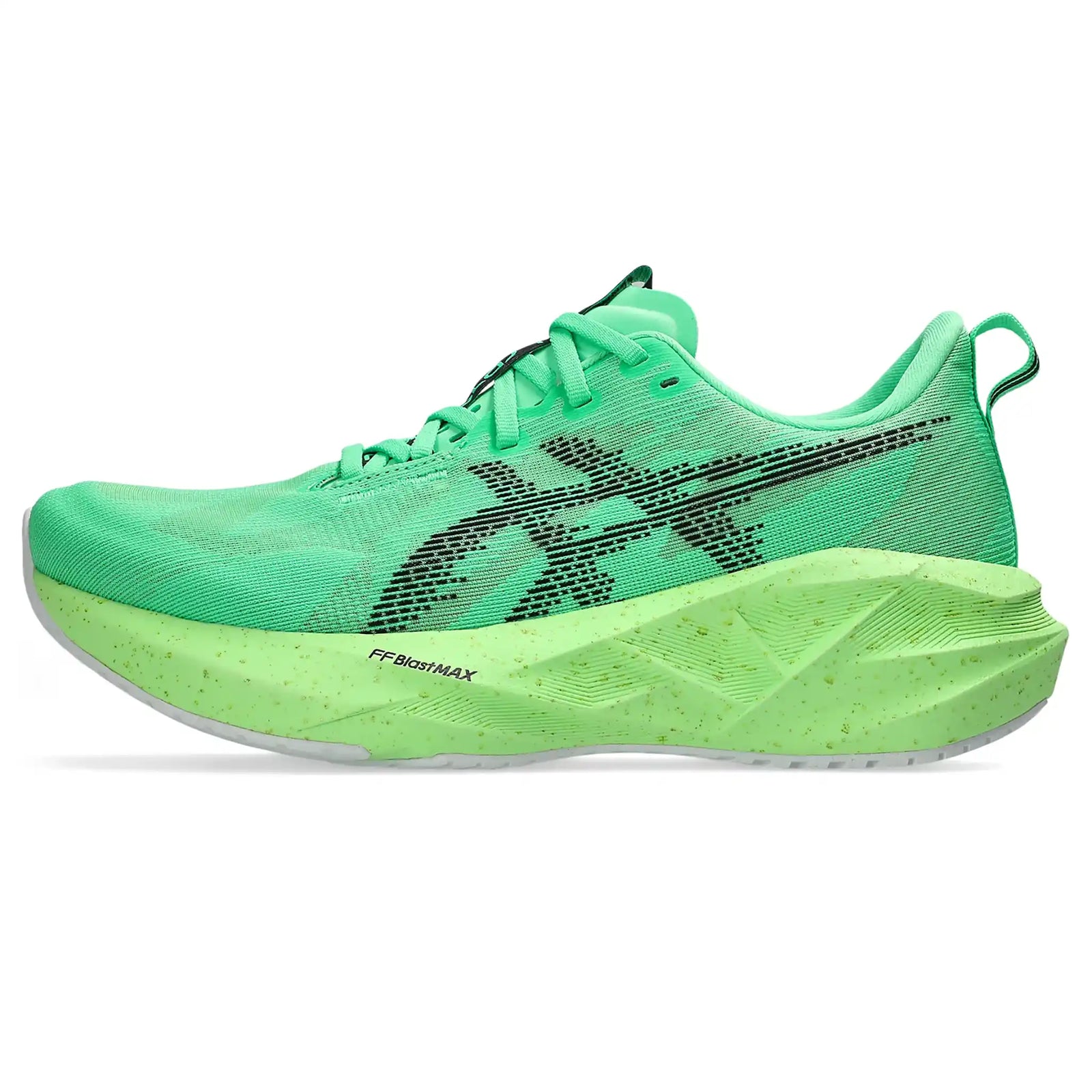 ASICS Novablast 5 Ekiden men's running shoes - Vital Green / Black