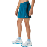 ASICS Road men's 5 in running shorts - Tranquil Teal / Dark Teal / Yamabuki