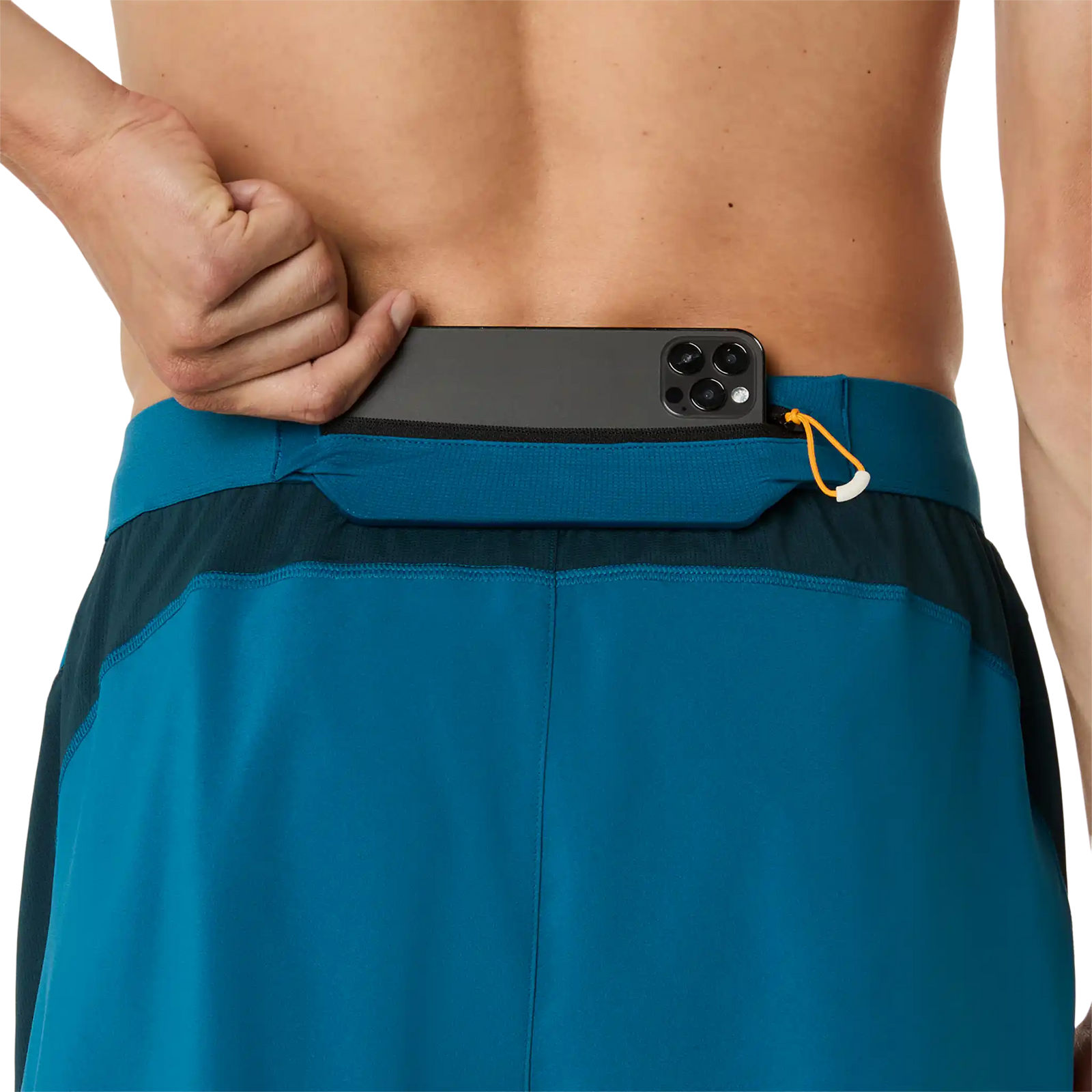 ASICS Road men's 5 in running shorts - Tranquil Teal / Dark Teal / Yamabuki