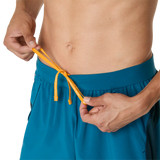 ASICS Road men's 5 in running shorts - Tranquil Teal / Dark Teal / Yamabuki