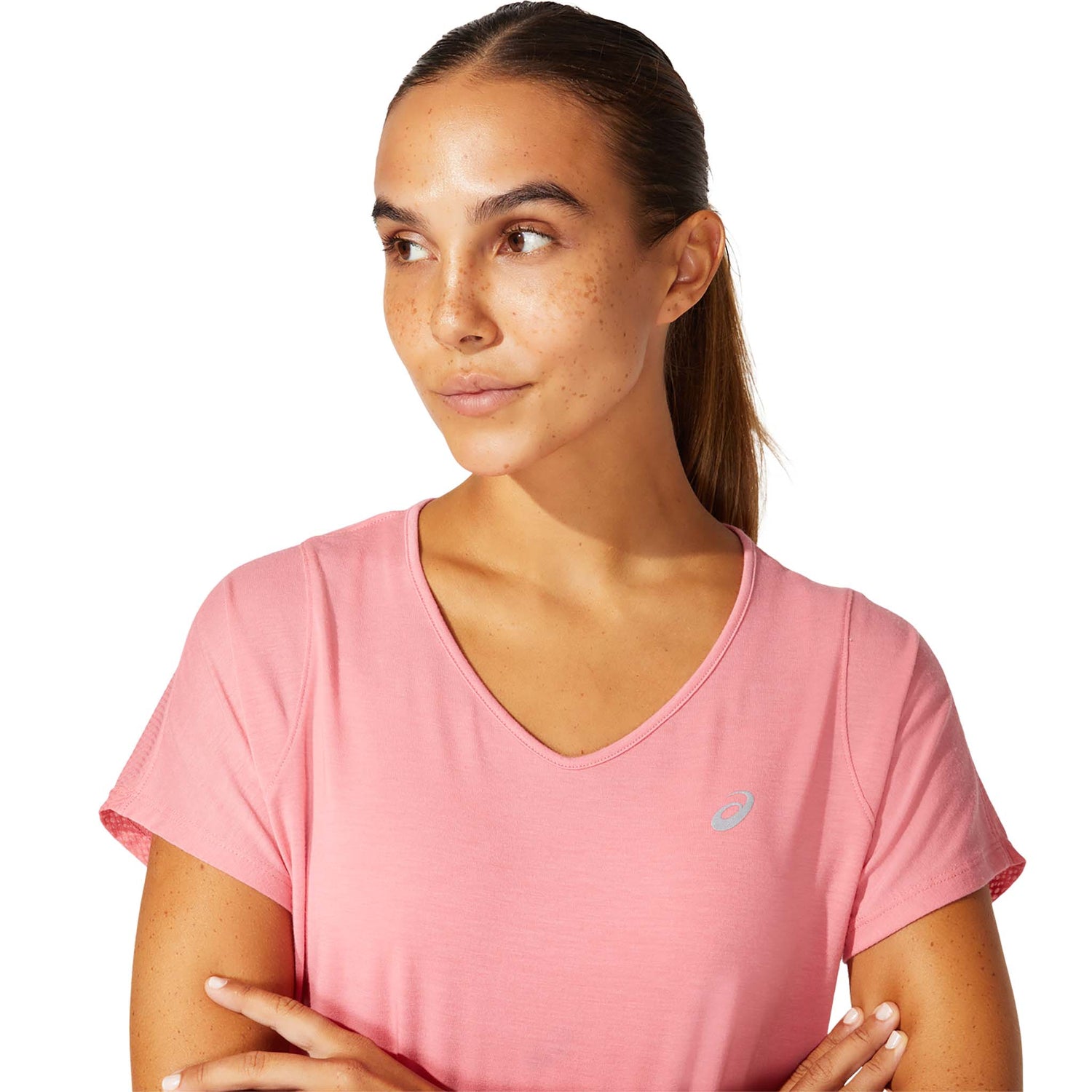 ASICS ASICS t-shirt à manches courtes à col en V pour femme
