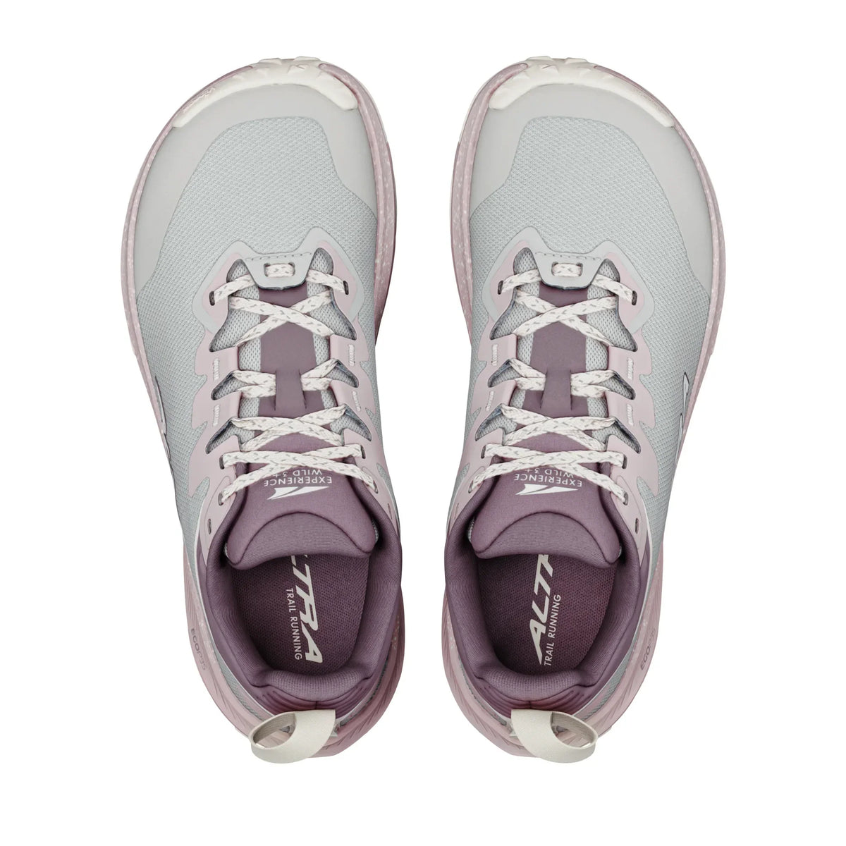 Altra Experience Wild 3+ chaussure de course à pied trail pour femme, coloris Flint Grey / Pearl / Bark — vue 2