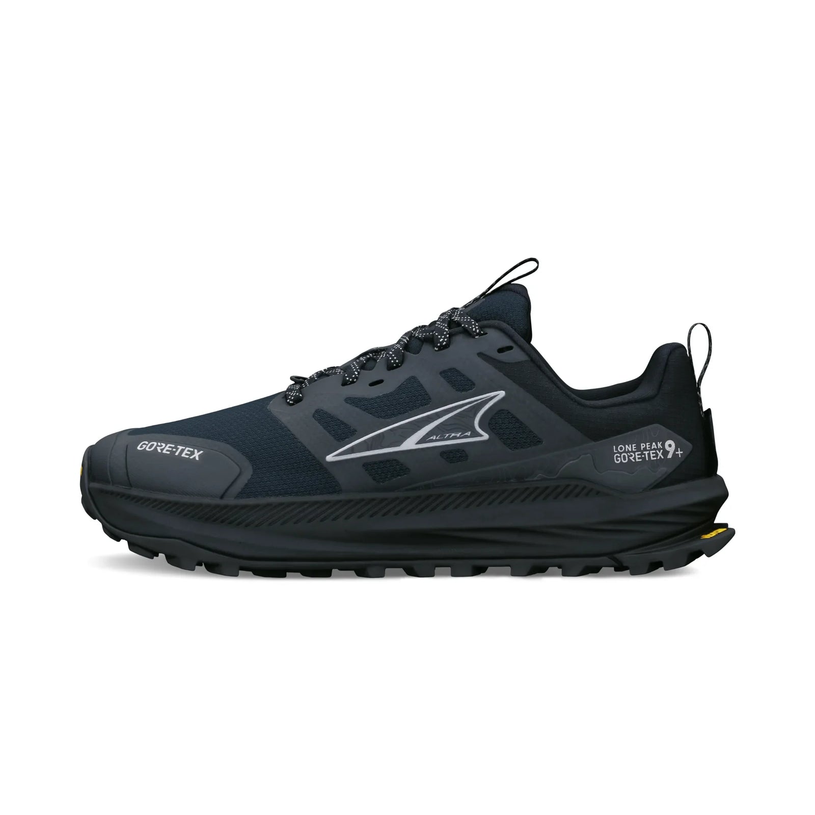 Altra Lone Peak 9+ GTX Women's Trail Running Shoes - Black / Black