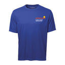 T-shirt Découvreurs à la course bleu