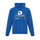 Hoodie Les Découvreurs à la course Bleu