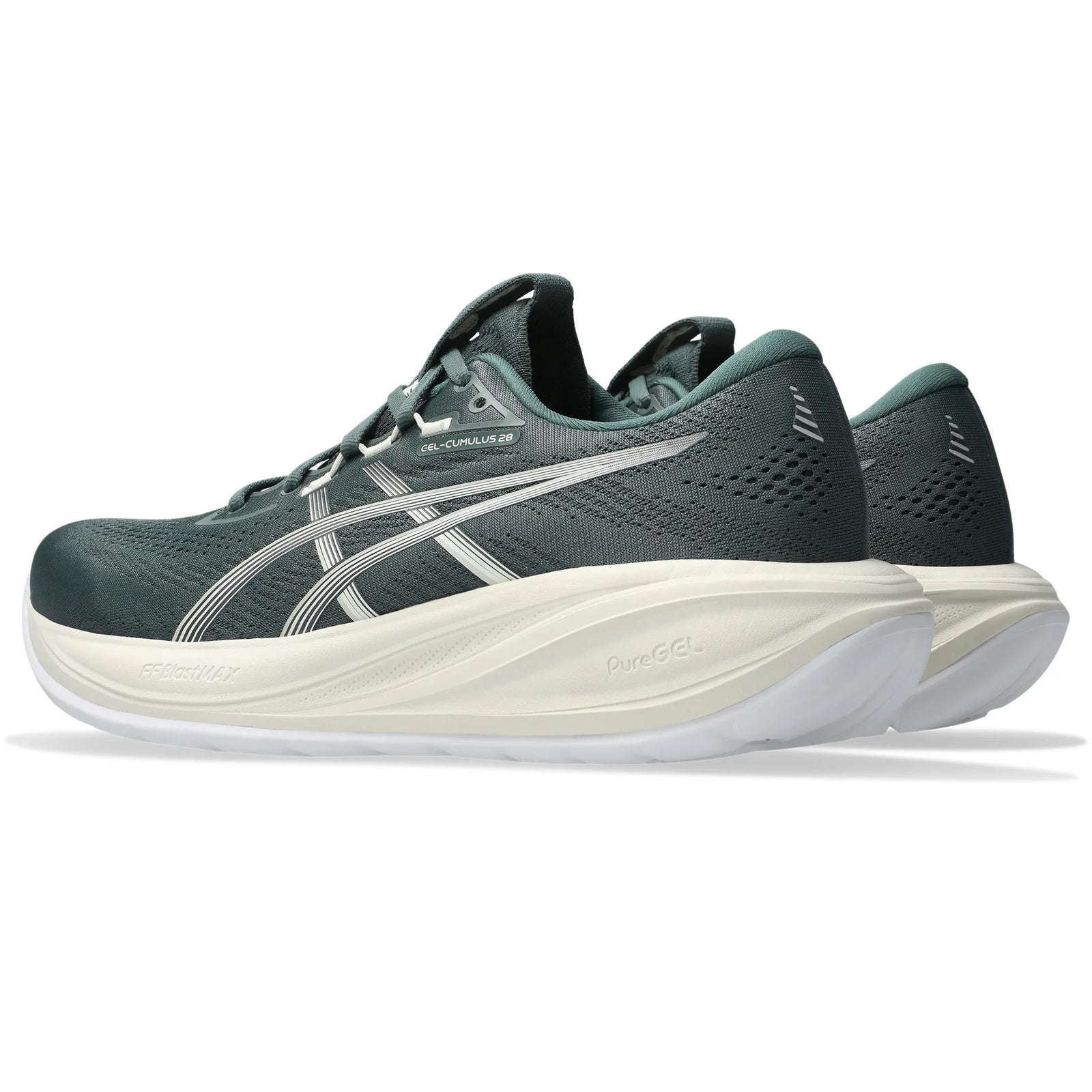 Asics Gel-Cumulus 28 Men's Running Shoes - Dusty Fern / Ivory
