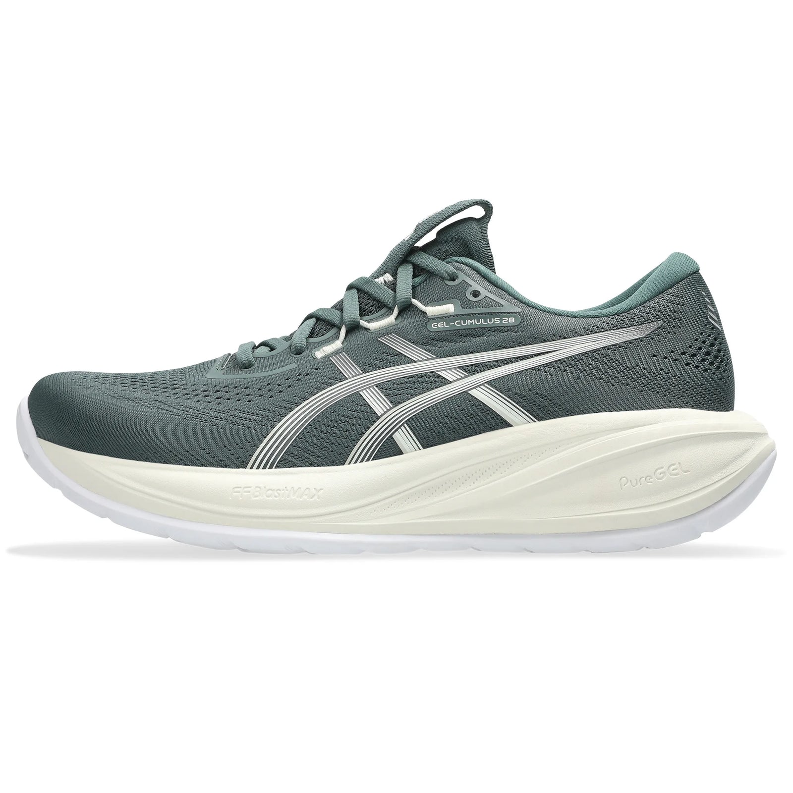 Asics Gel-Cumulus 28 Men's Running Shoes - Dusty Fern / Ivory