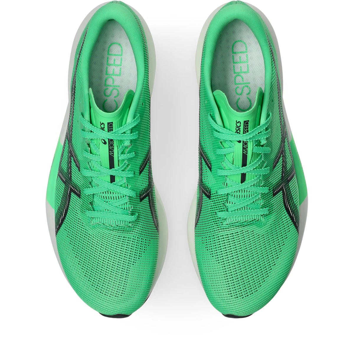 Asics Magic Speed 5 Unisex Carbon Plated Running Shoes - Vital Green / Carrier Grey