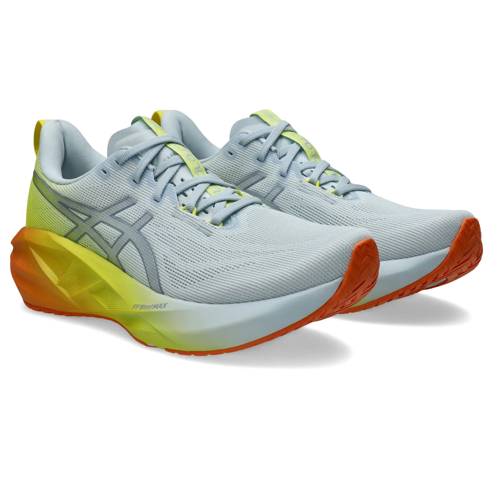 Asics Novablast 5 Sunny Sizzle Men's Running Shoes - Sky / Lemon Spark