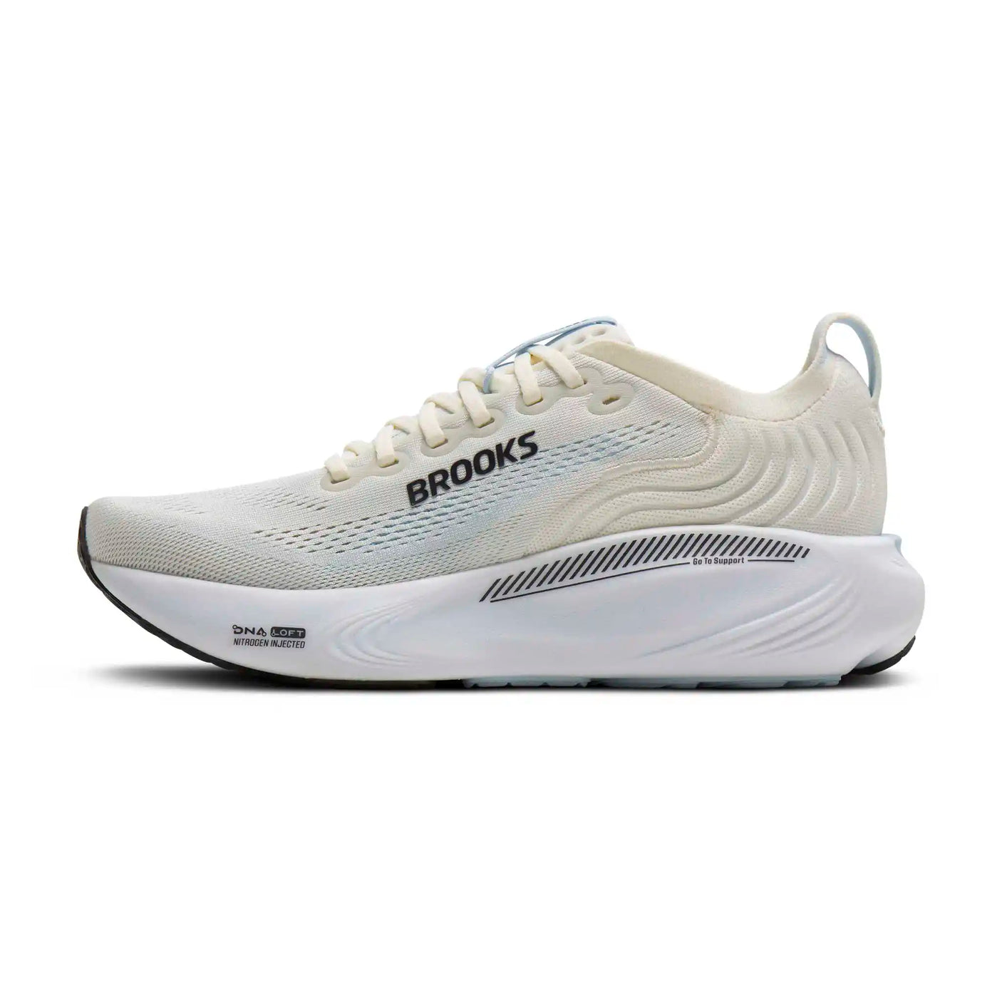 Brooks Adrenaline GTS 25 chaussures de course femme - Star White / Nantucket / Chrome