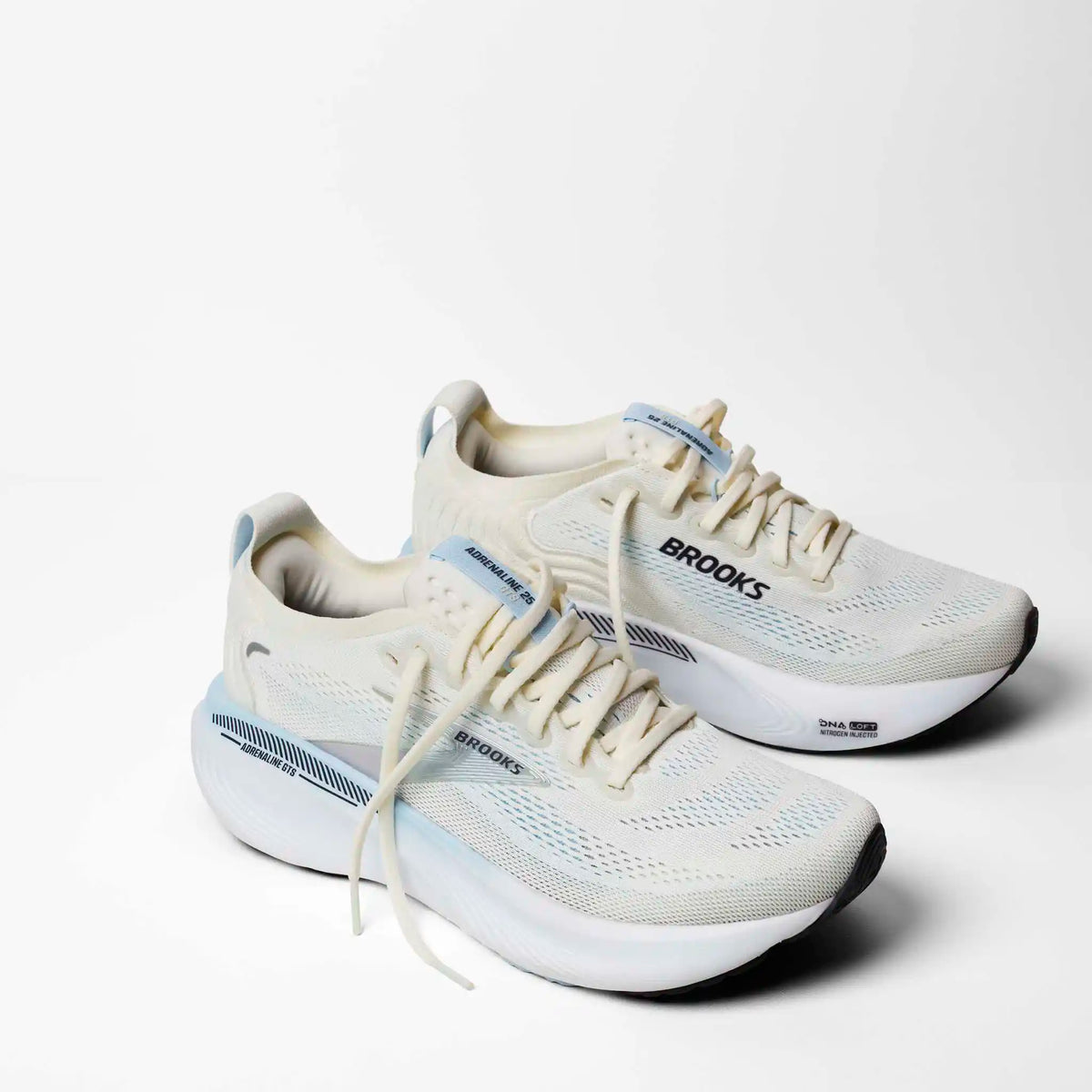 Brooks Adrenaline GTS 25 chaussures de course femme - Star White / Nantucket / Chrome