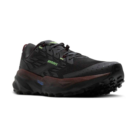 Brooks Cascadia 19 chaussures de course à pied trail homme - Phantom / Rum Raisin / Green