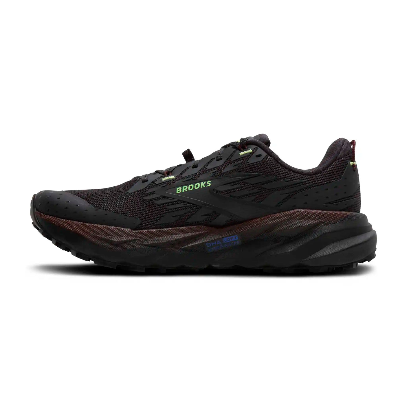 Brooks Cascadia 19 chaussures de course à pied trail homme - Phantom / Rum Raisin / Green
