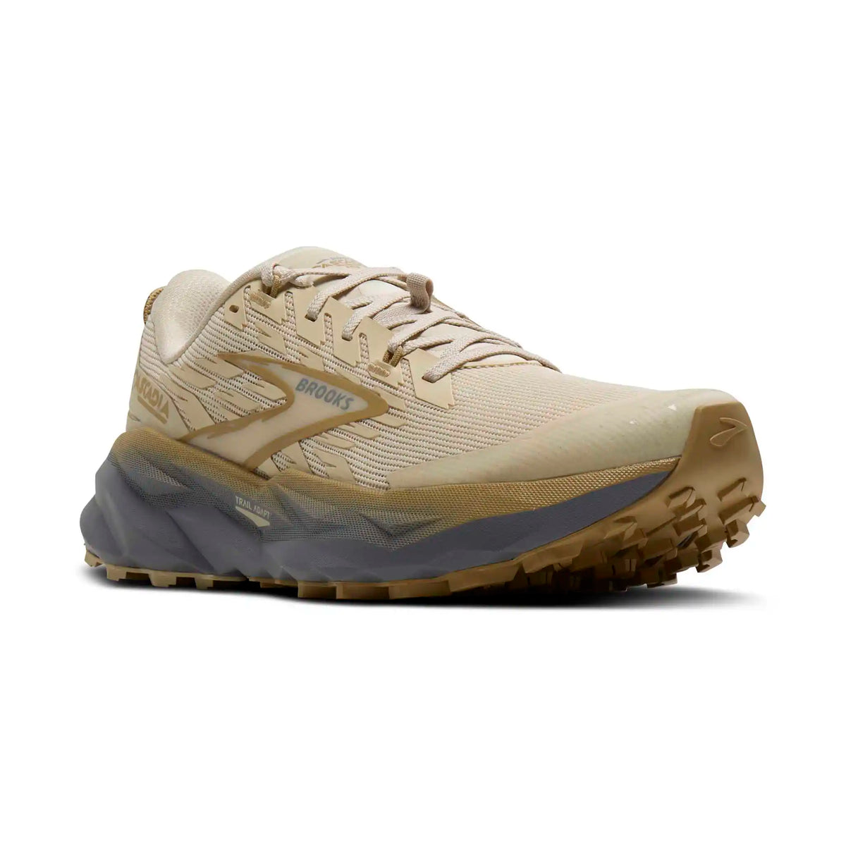 Brooks Cascadia 19 chaussures de course à pied trail femme - Sand / Primer / Starfish