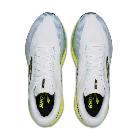 Brooks Ghost Amp chaussures de course homme - White / Blue / Nightlife