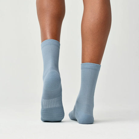 Brooks Ghost Lite Crew 2-pack chaussettes - Blue Haze & White / Haze