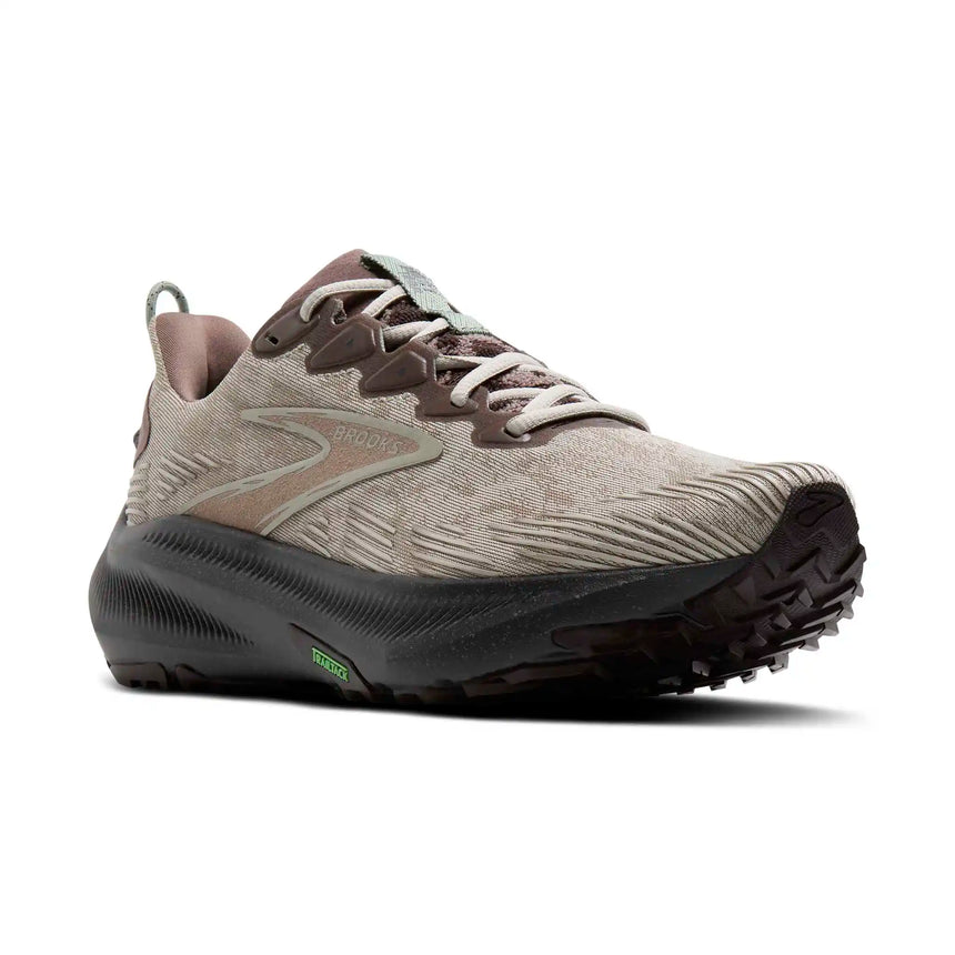 Brooks Ghost Trail chaussures de course à pied en sentier pour homme- Ganache / Coffee / Green
