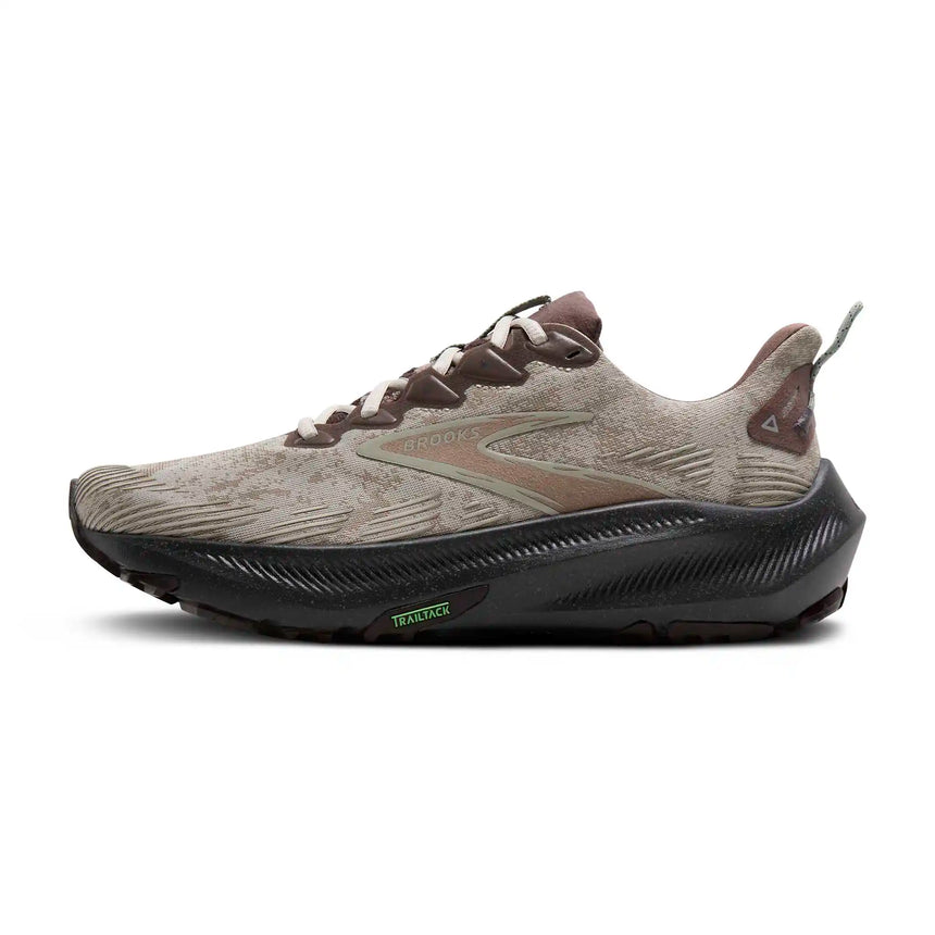 Brooks Ghost Trail chaussures de course à pied en sentier pour homme- Ganache / Coffee / Green