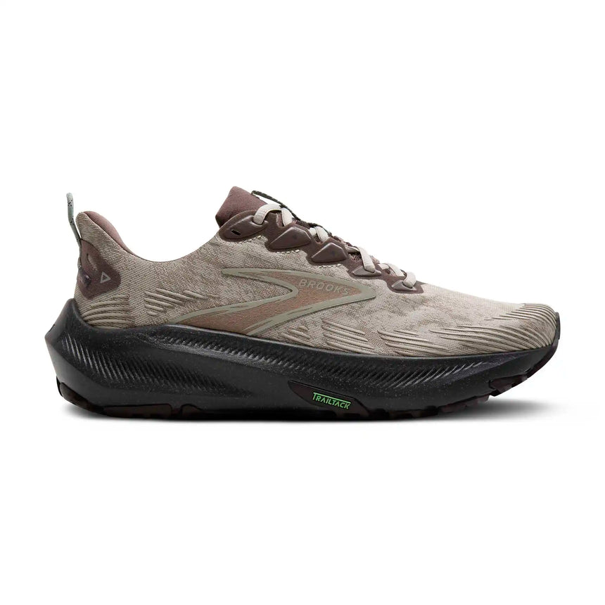 Brooks Ghost Trail chaussures de course à pied en sentier pour homme- Ganache / Coffee / Green