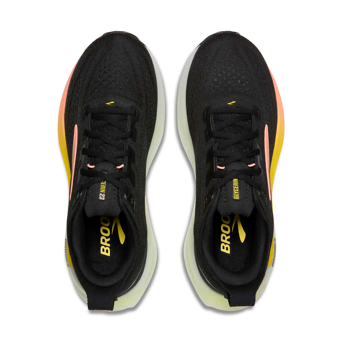 Brooks Glycerin 23 chaussures de course femme - Black / Peach / Nightlife