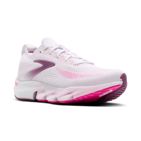 Brooks Glycerin Flex chaussures de course à pied pour femme - White / Cyber Pink / Argyle