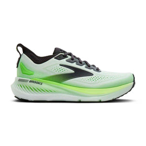 Brooks Glycerin GTS 23 chaussures de course homme - White / Phantom / Green Gecko