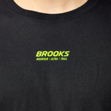 Brooks Graphic t-shirt homme - Noir / Sun Glare