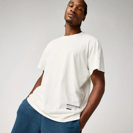Brooks Graphic t-shirt homme - Bone / Noir