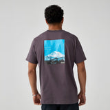 Brooks Graphic t-shirt homme - Dk Russet / Atomic Blue