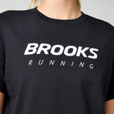 Brooks Graphic t-shirt femme - Black / White