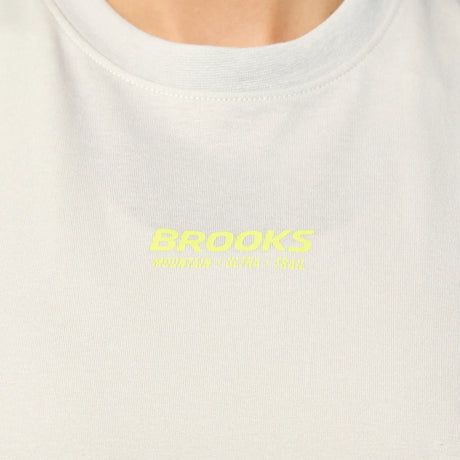 Brooks Graphic t-shirt femme - Blue Fox / Sun Glare