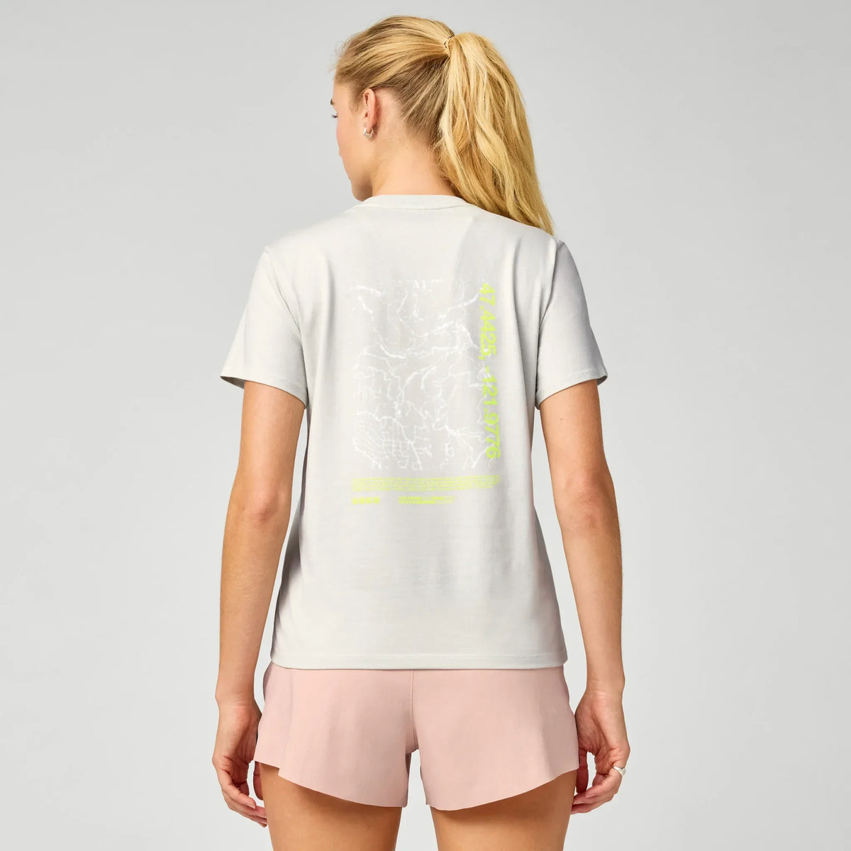 Brooks Graphic t-shirt femme - Blue Fox / Sun Glare
