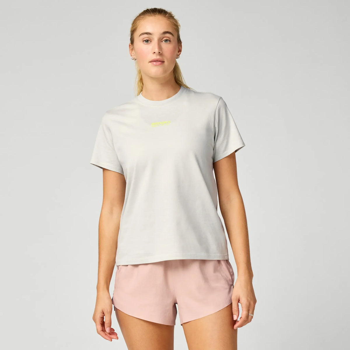 Brooks Graphic t-shirt femme - Blue Fox / Sun Glare