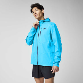 Brooks High Point 2 manteau imperméable de course à pied homme - Atomic Blue