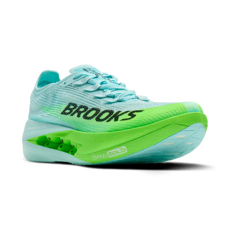 Brooks Hyperion Elite 5 chaussures de course à pied unisexes - Limpet / Black / Green Gecko